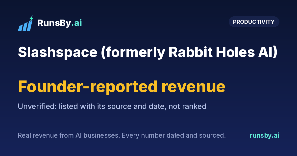Share image for Slashspace (formerly Rabbit Holes AI)