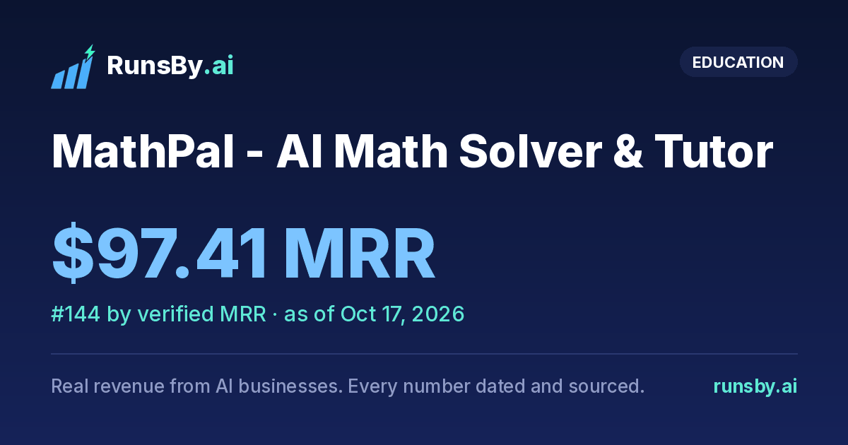 Share image for MathPal - AI Math Solver & Tutor