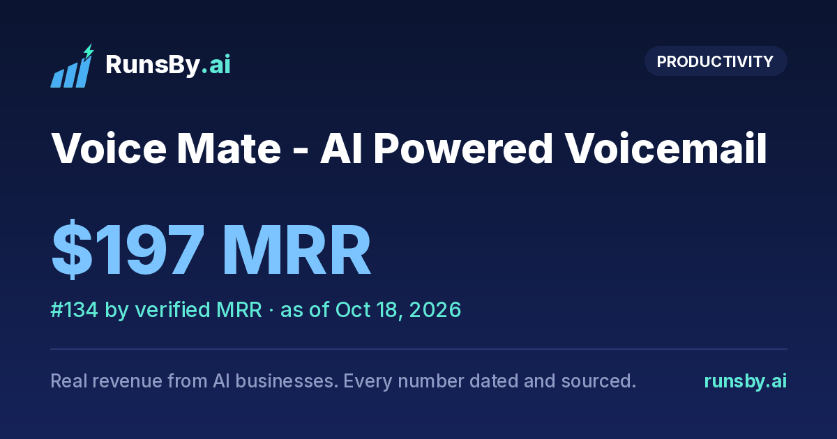 Share image for Voice Mate - AI Powered Voicemail